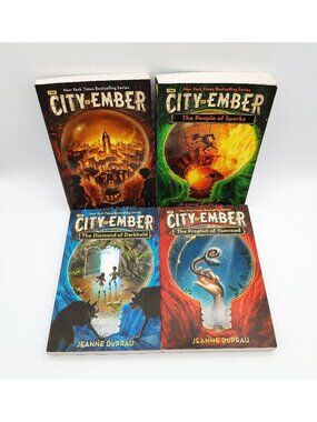 CITY OF EMBER Paperback Book Set Lot of 4 Jeanne DuPrau 1-4